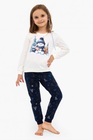 ПІЖАМА GIRL KIDS DR 977/189 SNOWY DAY