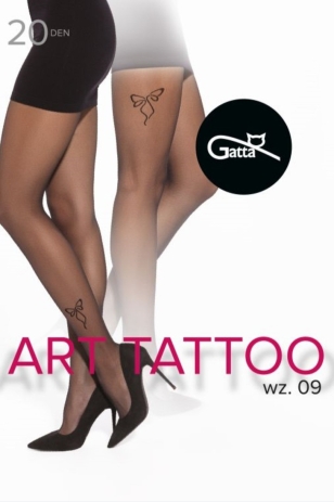 ART TATTOO 09- КОЛГОТКИ 20 DEN