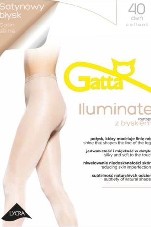 GB ILUMINATE- КОЛГОТКИ BŁYSZCZĄCE 40 DEN