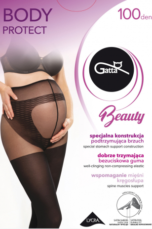 БОДІ PROTECT  - КОЛГОТКИ CIĄŻOWE, 100 DEN