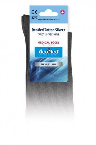 ШКАРПЕТКИ DEOMED COTTON SILVER+
