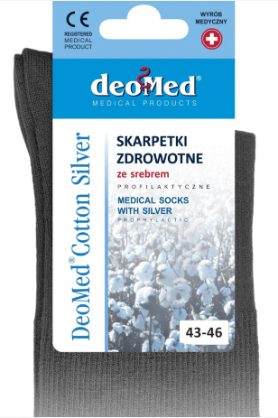 ШКАРПЕТКИ DEOMED COTTON SILVER