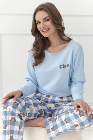 3631 ПІЖАМА ЖІНОЧА ДОВГА FREJA S-XL