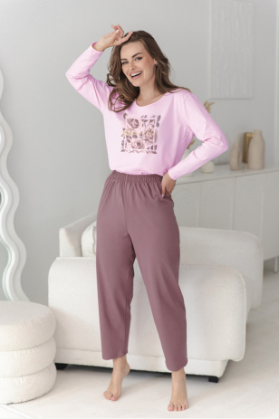 3632 ПІЖАМА ЖІНОЧА ДОВГА SOLENE M-XL
