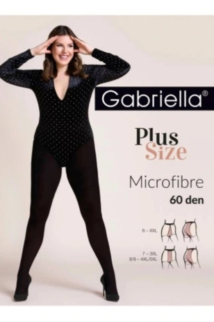 КОЛГОТКИ GRUBE CLASIC MICRO 60 PLUS SIZE 8/9 58491