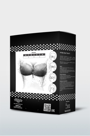 БЮСТ SAMONOŚNY INVISIBLE BEAUTY BRA 01