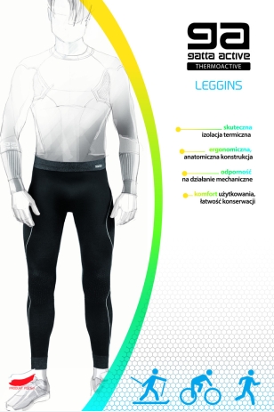 ЛЕГІНСИ MEN THERMOACTIV BASIC BLANC