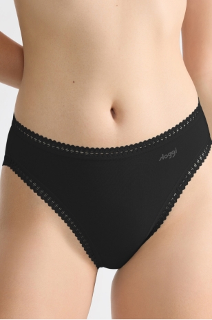 ТРУСИКИ SLOGGI GO CRUSH HIGH LEG 3PACK CZARNE