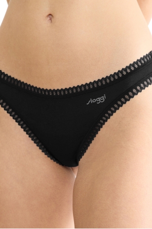 ТРУСИКИ SLOGGI GO CRUSH STRING 3PACK CZARNE
